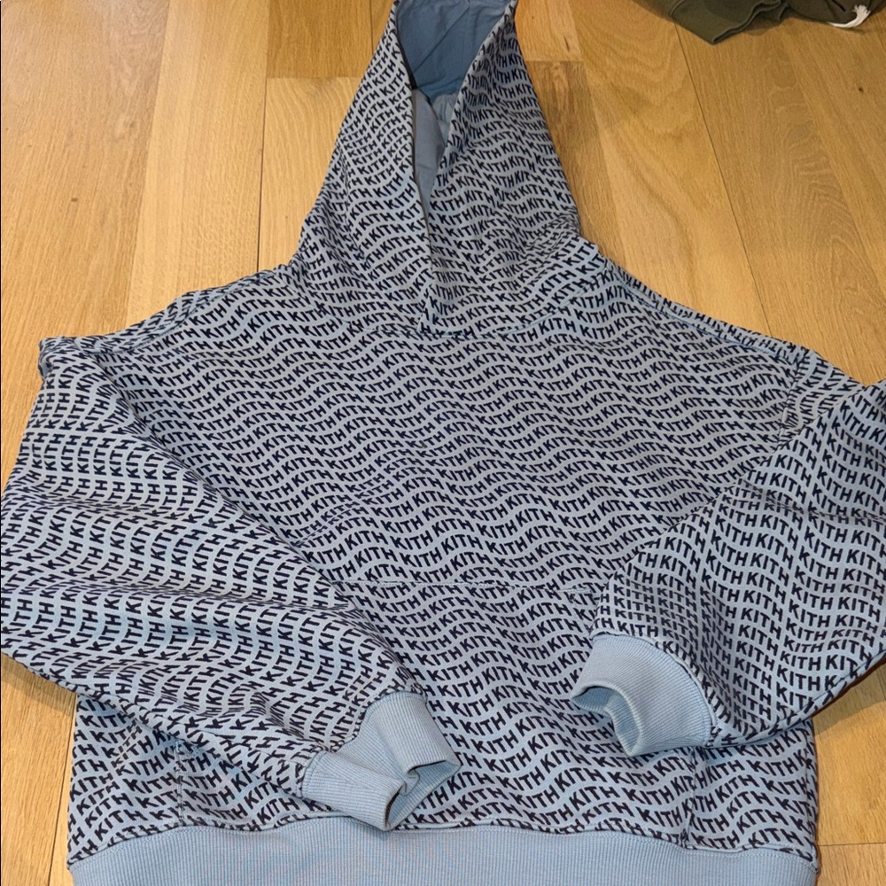 Kith Kids Monogram Blue Hoodie